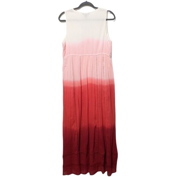 TOMMY BAHAMA Tie Dye Ombre Maxi Dress M - Picture 6 of 8